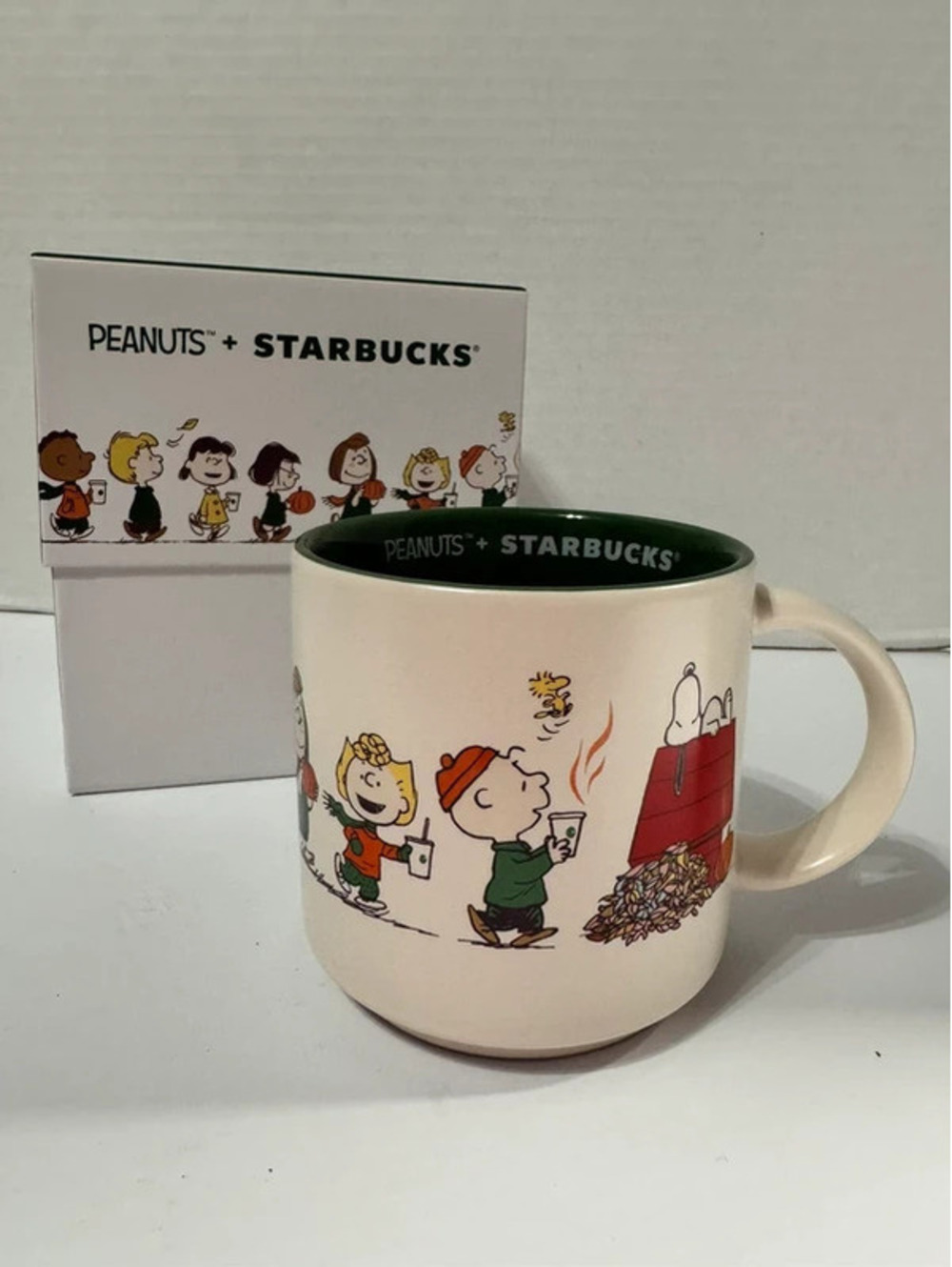 Great Pumpkin 14 oz Ceramic Mug Limited-Edition Peanuts + Starbucks Collab NWT